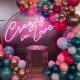 Unbreakable Neon Wedding Backdrop With Lights Wedding Backdrop Curtain Led Wedding Sign Balloon Backdrop Stand