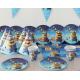 Minions Disposable Party Set Birthday Decorations Kids Boy Baby Shower Cup Plate Napkins Tablecover Tableware