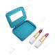 OEM ODM Pu Leather Lipstick Cosmetic Bag Pouch Toiletry Organizer Case With Mirror