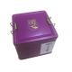 Coffee Packing Square Mini Plain Tin Box With Clip Lid