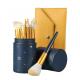 Wood Handle Makeup Brush Set 12 Concealer Blush Brow Lip Nose Shadow Eye Shadow Brush
