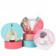 Round Dia 15x5cm Small Jewelry Packaging Boxes Eco Friendly Necklace Storage Box