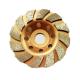 4.5inch Laser Welded 115mm Segmented Diamond Turbo Grinding Cup Wheel For Concrete , Stone, Building Material
