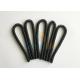 Soft Expandable / Retractable Coil Cord 20CM Long For Pen Lock , Black Colour