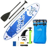 Alansma 335*81*15cm Inflatable Surfboard Stand Up Paddle Blue Surfing Board