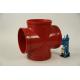 Groove 4 Way Pipe Fitting ANSI Standard With 3000 Psi Pressure Rating
