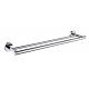 18' and 24' Bathroom Accessory Wall Mounted Towel Bar Stainless Steel Double Bars for Hotel