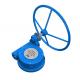 Cast Steel WCB  Manual Valve Actuator Butterfly Valve Gearbox IP67