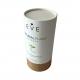 Cylinder 200gsm Cardboard Paper Cans Packaging Box With Rolled Edge