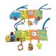 45cm 17.72in Interactive Pets Train Plush Toy ROHS With Strings