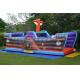 Waterproof Blow Up Pirate Ship Bouncy Castle Ahoy Matey Jumping Castle With Slide
