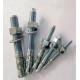 Silvery Carbon Steel Wedge Anchors Hot Galvanized
