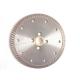 Hot Pressed Continuous Rim Turbo Diamond Blade With Super Cutting Speed And Little Chipping Or Stone Cutting