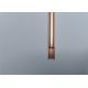 ASTMB68 soft Grooved Heat Pipe , Oxygen Free Copper Heat Tube