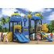 popular middle size outdoor slide play climbing equipment for children