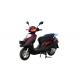 Anti Skid Tire Gas Motor Scooter , Gas Mopeds For Adults Red Plastic Body