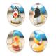 Children Funny Mini Duck Keychains Soft PVC Eco - Friendly Material OEM / ODM