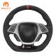 Custom Hand Stitching Durable High Quality Athsuede Steering Wheel Cover for Chevrolet Corvette C7 2015 2016 2017 2018 2019 2020