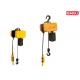 Aluminium Body 3 PH Electric Chain Hoist With Hook / Ring Lifting Height 3M