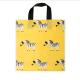 Plastic Reusable Yellow Shopping Tote Bag