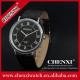 Fashion Watch Supplier in China Cheap Price Wristwatches Unisex Rose Gold Leather Watch Quartz Men Watch