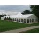 White Fabric Cover Heavy Duty Marquee Banquet Tent Strong Cold Resistance