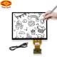 19 Inch IR Multi Touch Screen Type Capacitive Cover Thickness 2.0±0.2mm