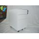 Non KD Three Drawer Slim Mobile Pedestal Cabinet