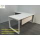 L-Shaped Office Desks & Workstations  L1800XW800XH750 Steel Tube Wooden Available