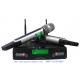 SR-312   double channel VHF small size wireless microphone with screen  / micrófono / good quality