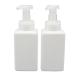 400ml HDPE White Square Foam Hand Sanitizer Pump Bottle