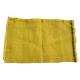 yellow pp mesh bag ,L stitched woven sacks