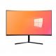 QHD 24 Inch Curved Gaming Monitor 1800R 180Hz With Free Sync HDR Speaker USB 3.0