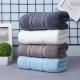 100% Organic Cotton Rectangle Bath Towels Set for Home Hotel Commercial White Linen