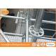 Q235 hot dipped galvanized ring lock scaffolding system vertical level diagonal brace spigot base for project