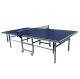 Double Folding Inside Table Tennis Table , Blue Top Mid Size Ping Pong Table For Office