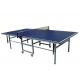 Double Folding Inside Table Tennis Table , Blue Top Mid Size Ping Pong Table For