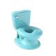 childrens potty toilet with Flushing Sound White Blue Pink Solid Design