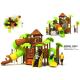 Colorful Outdoor Playhouse With Slide , Custom Made Playground Slides PVC Coated