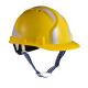 Yellow Helmet In Construction High Density PP Soft Head Hoop ANSI