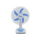 12v 16 Inch Rechargeable Table Fan Solar AC / DC  With Timer And Adapter
