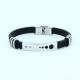 Factory Direct Stainless Steel High Quality Silicone Bracelet Bangle LBI26