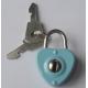 Blue heart shape lock for sale/ padlock with heart shape