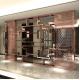 Indoor furniture large size carving room divider with shelves for home