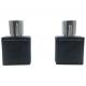 Women / Men Empty Glass Spray Perfume Bottles 30ml Frosted Black Sample