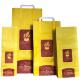 OEM Wheat Flour Kraft Paper Packaging Bags Customized Printing Side Gusset Handle