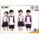 Summer Lapel Embroidered School Uniform For Primary School Students