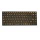 PS2 Military Silicone Rubber Keyboard 89 Keys 30mA For Computer