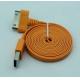 Yellow Flat USB2.0 Cable to 30 Pins for Iphone4/4S/4C