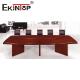 Conference Long Table Solid Wood Baking Varnish Table And Chair Combination Training Table